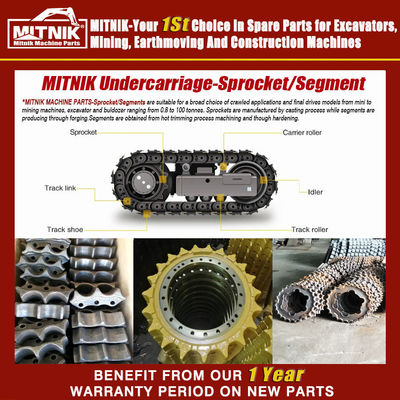 136KGS Hardness Depth 8-12mm Bulldozer Undercarriage Spare Parts D6D D6C for Operation