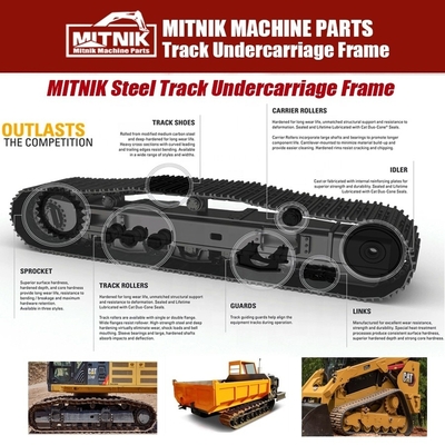 6 Ton Rubber Track Chassis Crawler Track Undercarriage for Excavator and OEM Service