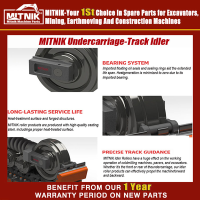 50MnB Material Doosan DX300 Front Idler for Construction Needs