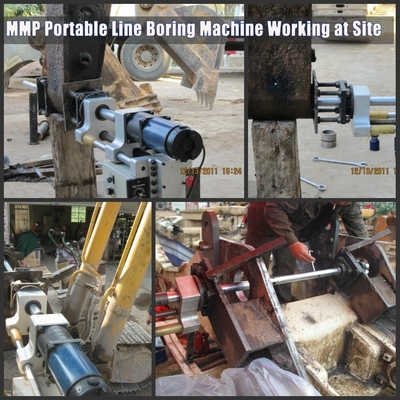 MMP-50B Portable Mobile Line Boring Machine 1.375-80 inches Diameters Single Spindle