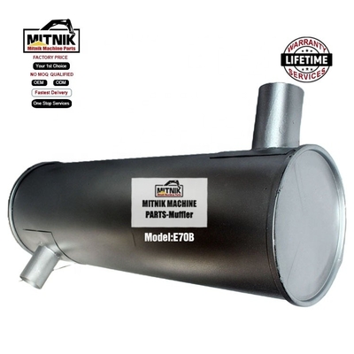 E70B Excavator Digger Exhaust Silencer Muffler Spare Parts for Construction Machinery