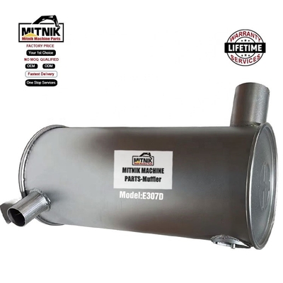 Excavator E307D Exhaust Muffler Parts And Accessories For Farms With Performance