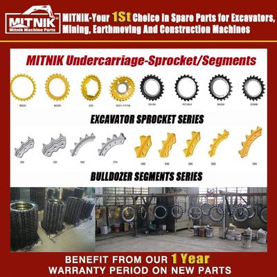 D7 Dozer Undercarriage Parts Steel Tracks Sprocket Driving Wheel Segment for Hitachi