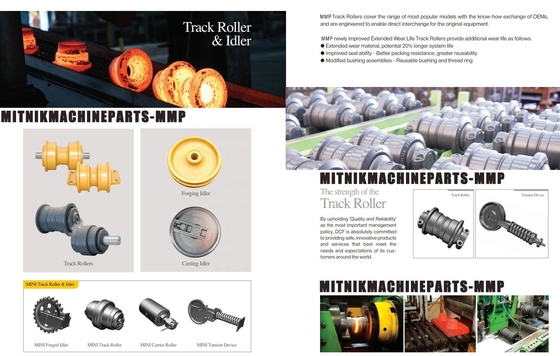 35MnB Surface Hardness HRC52-58 Dozer Track Roller Bottom Roller for D8N D8R D8T