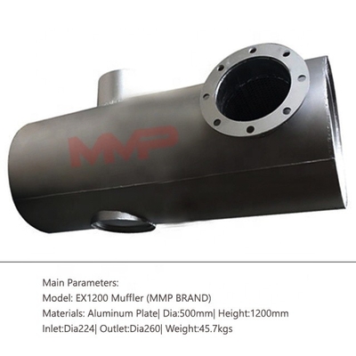 ZX120 ZX200 ZX200-3 EX300-2 EX300-3 Excavator Muffler for Construction Machinery Parts